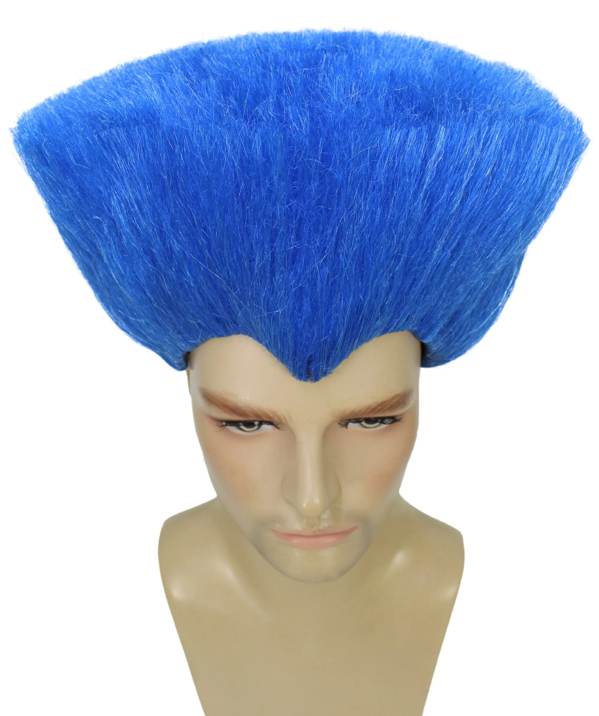 Fighter Game Wig | Men's Short Length Electric Multiple Color Straight Spiked Cosplay Wig