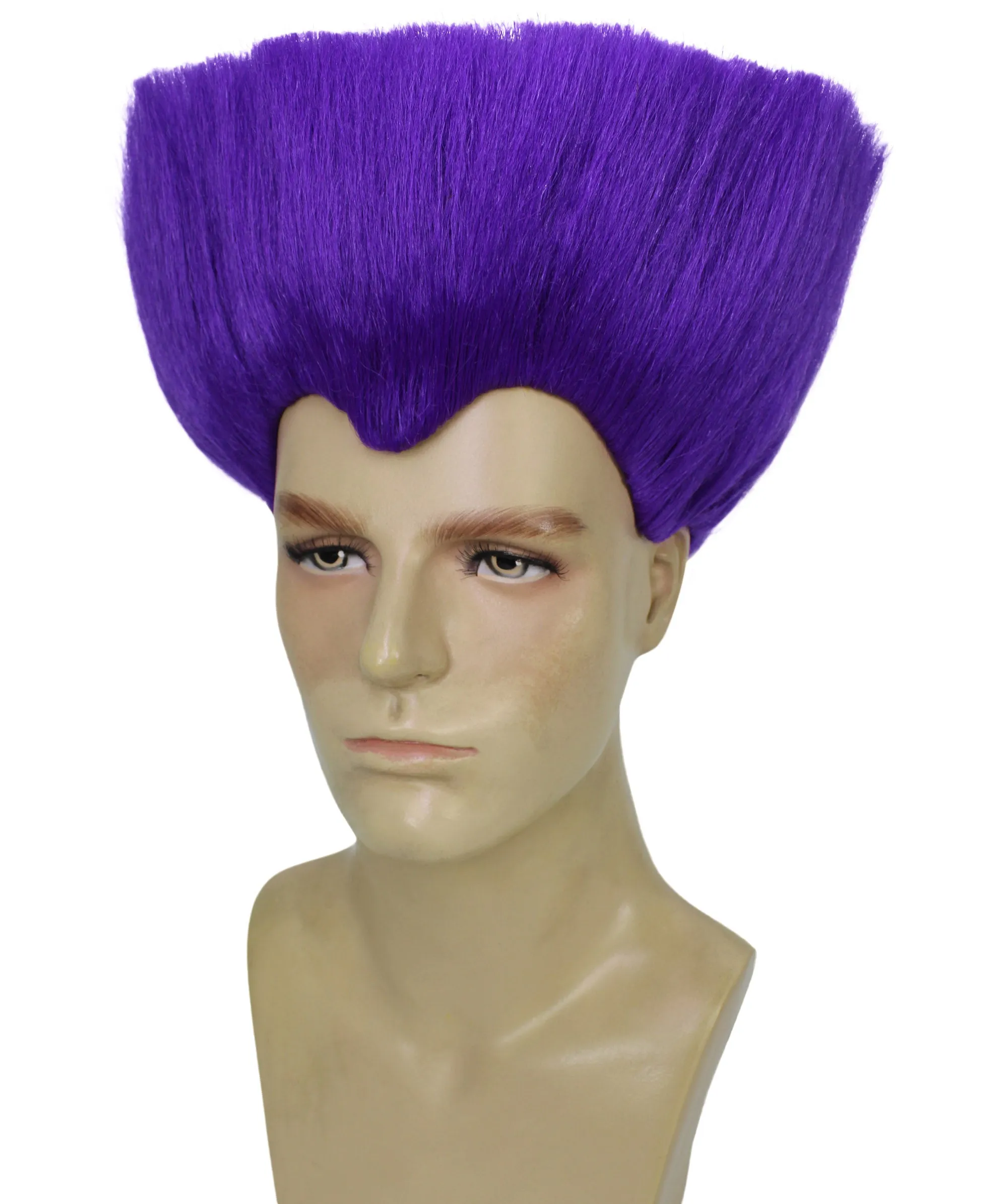 Fighter Game Wig | Men's Short Length Electric Multiple Color Straight Spiked Cosplay Wig