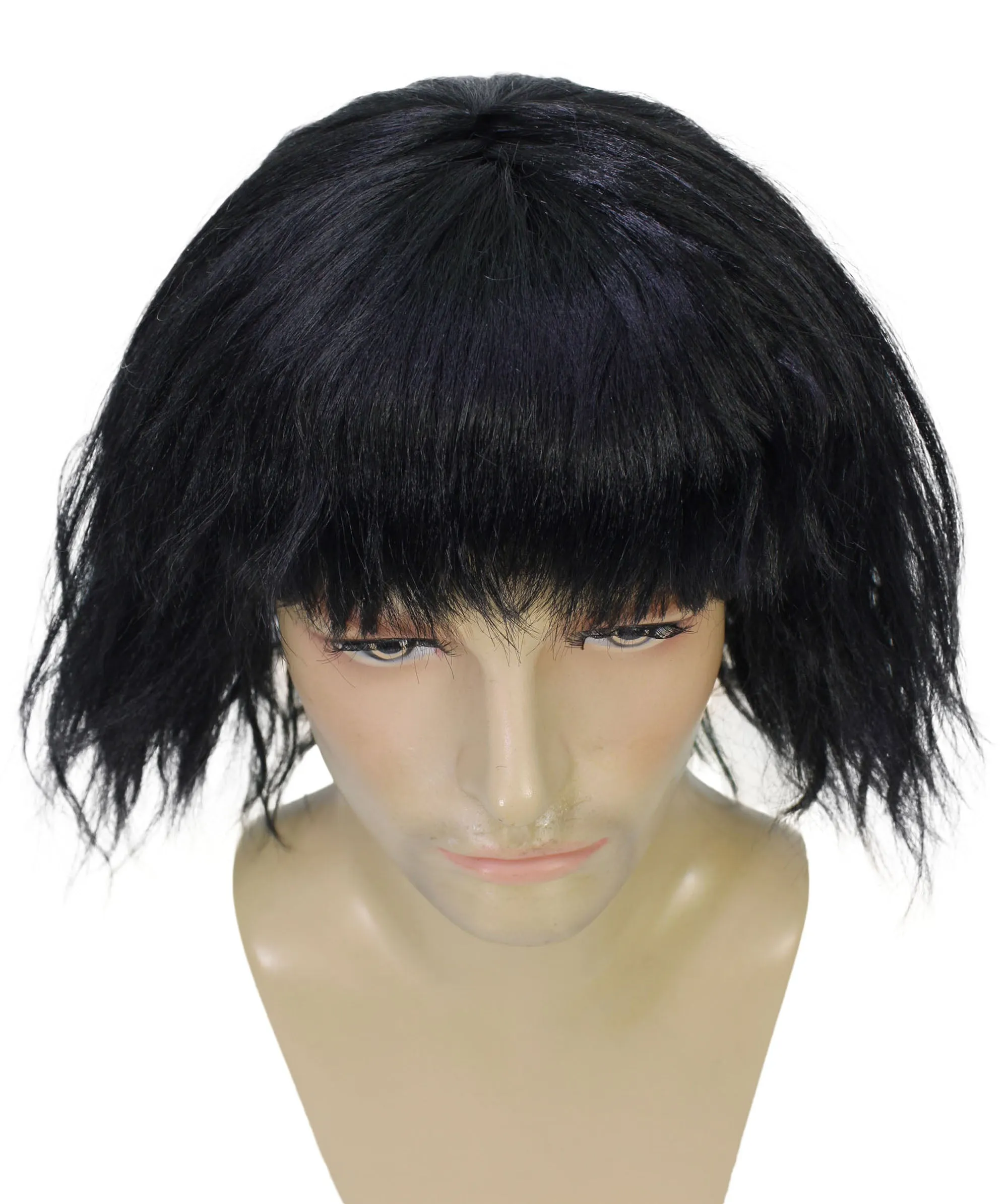 HPO Adult Comedy TV Men's Wig  Cosplay Halloween Wig I Multiple Color Options I Flame-retardant Synthetic Fiber