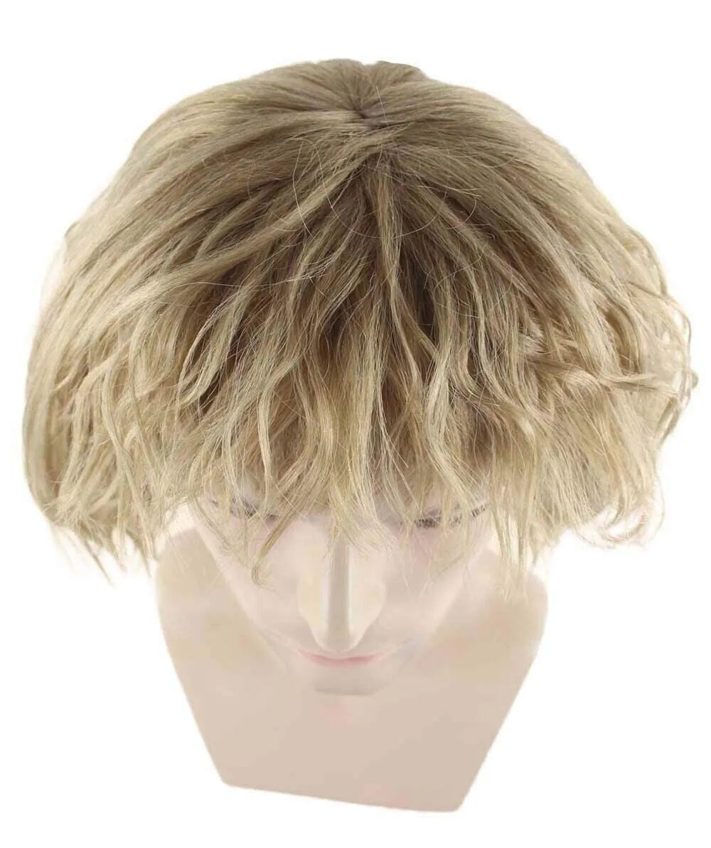 HPO Adult Comedy TV Men's Wig  Cosplay Halloween Wig I Multiple Color Options I Flame-retardant Synthetic Fiber