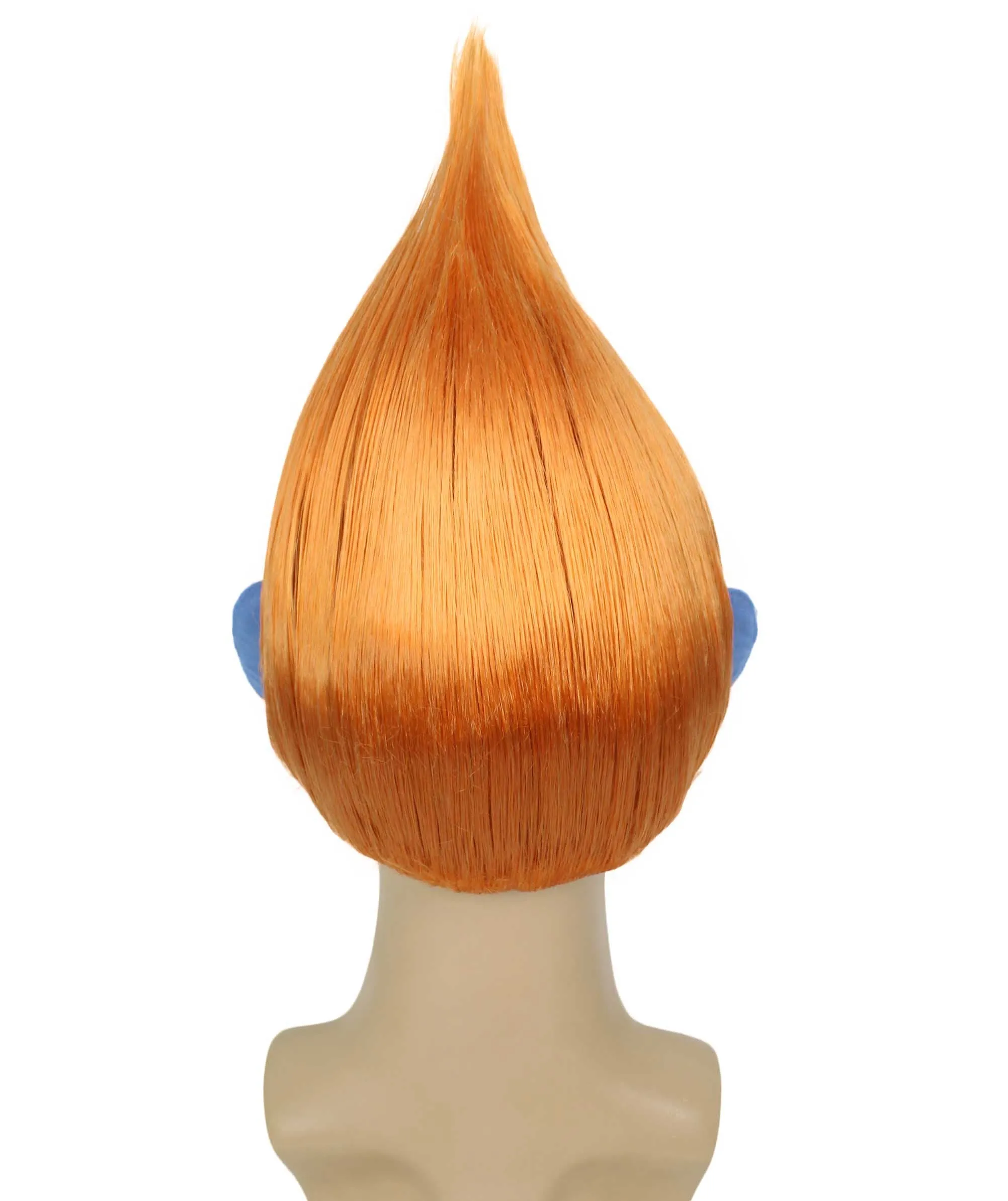 HPO Adult Men's Pointy Diamond Guy Troll Wig with Blue Ears | Multiple Color Options