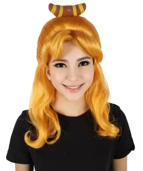 HPO Adult Women's French Drag Wig I Perfect for Cosplay I Flame-retardant Synthetic Fiber