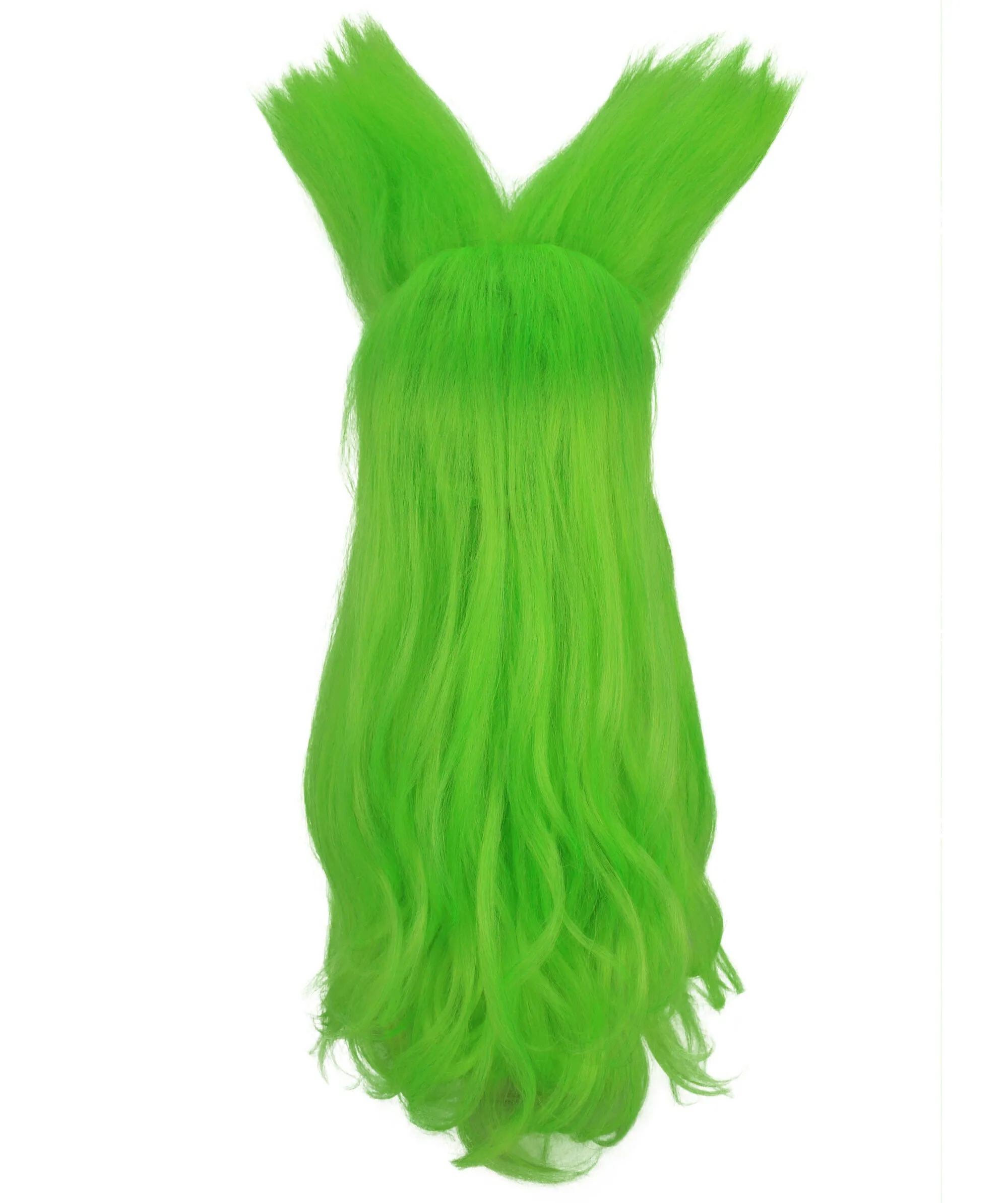 HPO Adult Women's Green Drag Queen Wig I Cosplay Wig I Flame-retardant Synthetic Fiber