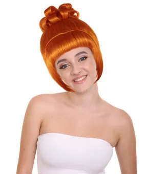 HPO Adult Women's Halloween Animated Lucy Updo Wig | Multiple Color Options