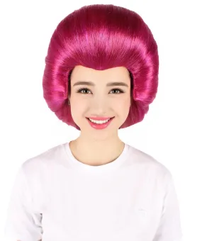 HPO Adult Women’s Monster Anime Pink Villain Wig| Perfect for Halloween| Premium Breathable Capless Cap