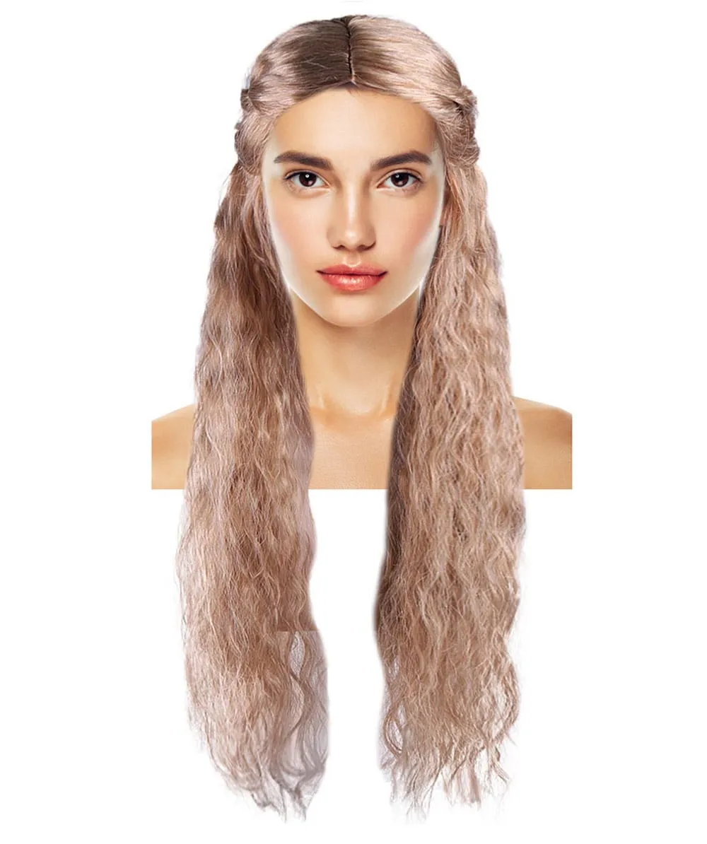 Movie Women Princess Wig | Royal Character Cosplay Halloween Wig | Premium Breathable Capless Cap