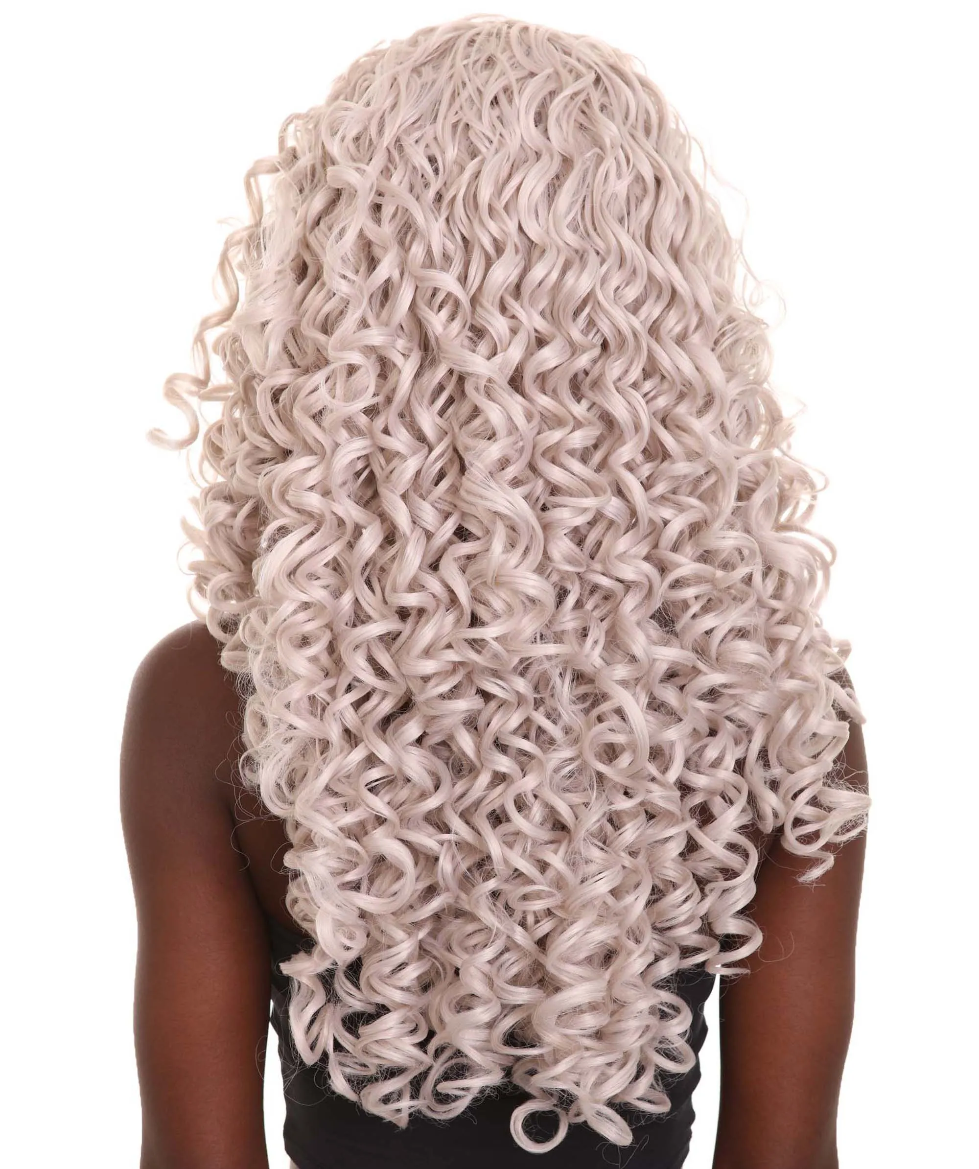 Nunique Women's 27" in. Lace Front Heat Resistant New Grey Styled Wig - Designed with Adjustable Lining for Universal Comfort - Heat Resistant Synthetic Fibers | Nunique