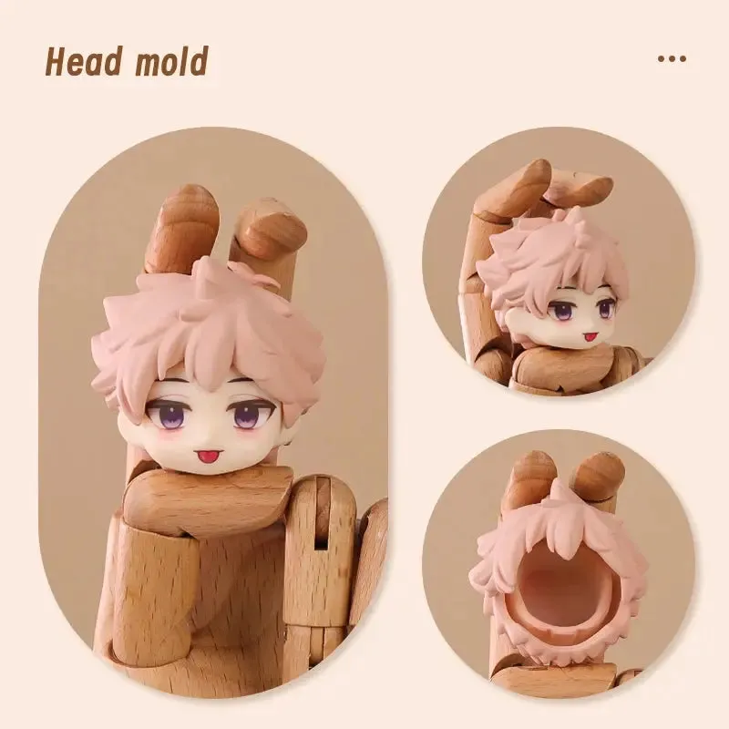 Ob11 Doll Plastic Hair Replacement Head Mold – For Obitsu11, GSC, 1/12 BJD Dolls