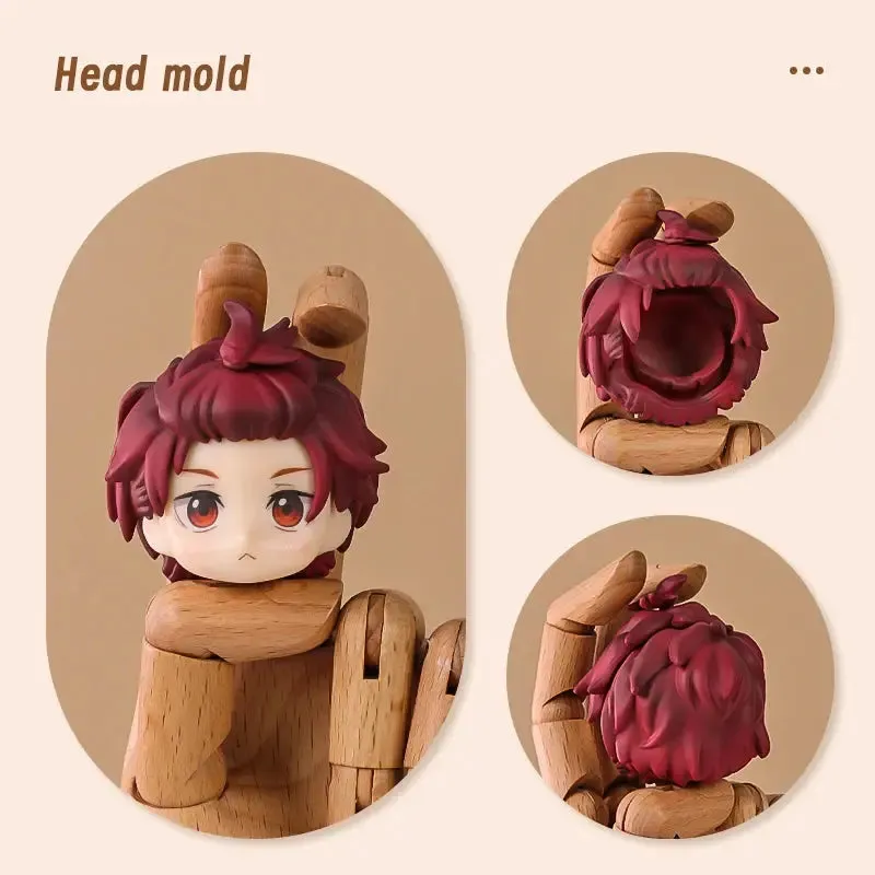 Ob11 Doll Plastic Hair Replacement Head Mold – For Obitsu11, GSC, 1/12 BJD Dolls