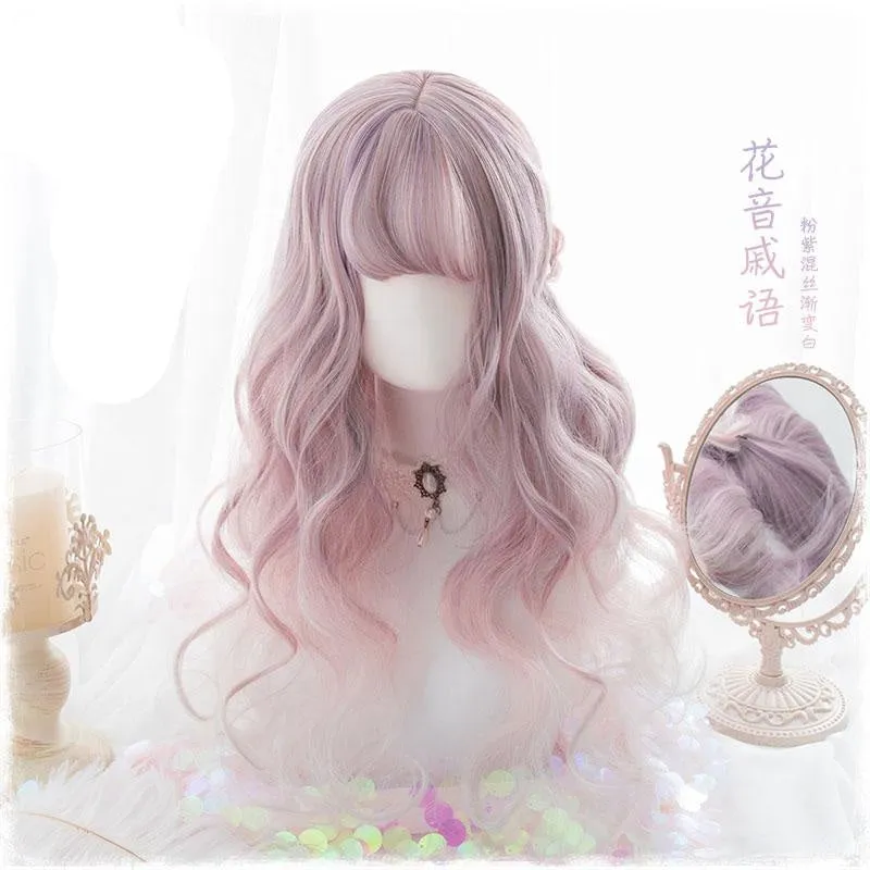 Pink Ethereal Wavy Wig