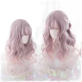 Pink Ethereal Wavy Wig