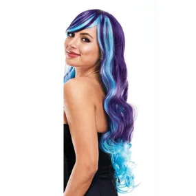 Pleasure Wigs Ashley Long Layers and Gentle Curls Wig Purple/Blue