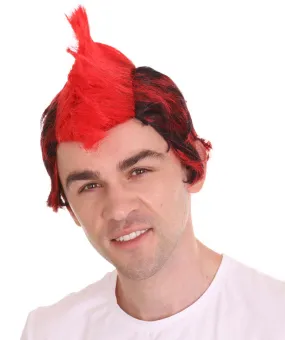 Red Punk Mohawk Wig | Cosplay Halloween