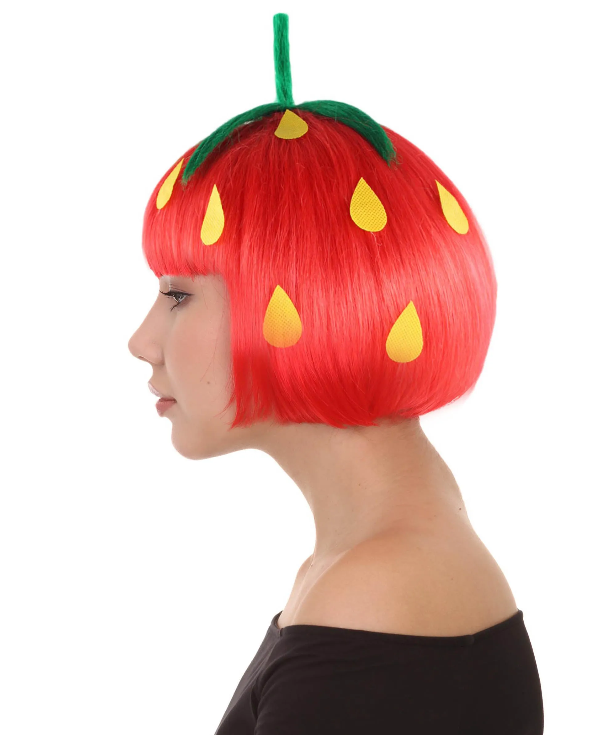 Strawberry Womens Wig | Short Red Wig | Premium Breathable Capless Cap