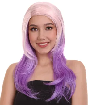 Two Tone Color Womens Wig | Little Pony Halloween Wig | Premium Breathable Capless Cap