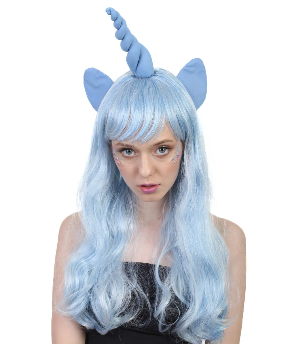 Unicorn Women's Wig | Sexy Cosplay Party Halloween Wig | Premium Breathable Capless Cap