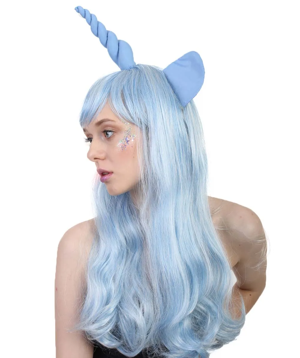 Unicorn Women's Wig | Sexy Cosplay Party Halloween Wig | Premium Breathable Capless Cap