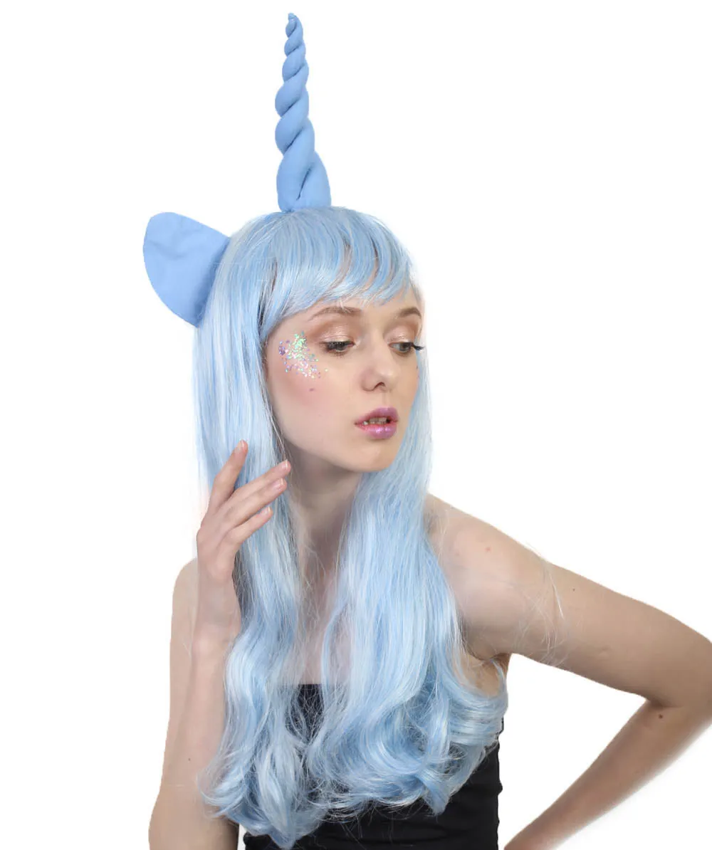 Unicorn Women's Wig | Sexy Cosplay Party Halloween Wig | Premium Breathable Capless Cap