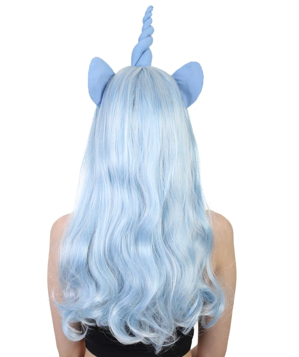 Unicorn Women's Wig | Sexy Cosplay Party Halloween Wig | Premium Breathable Capless Cap