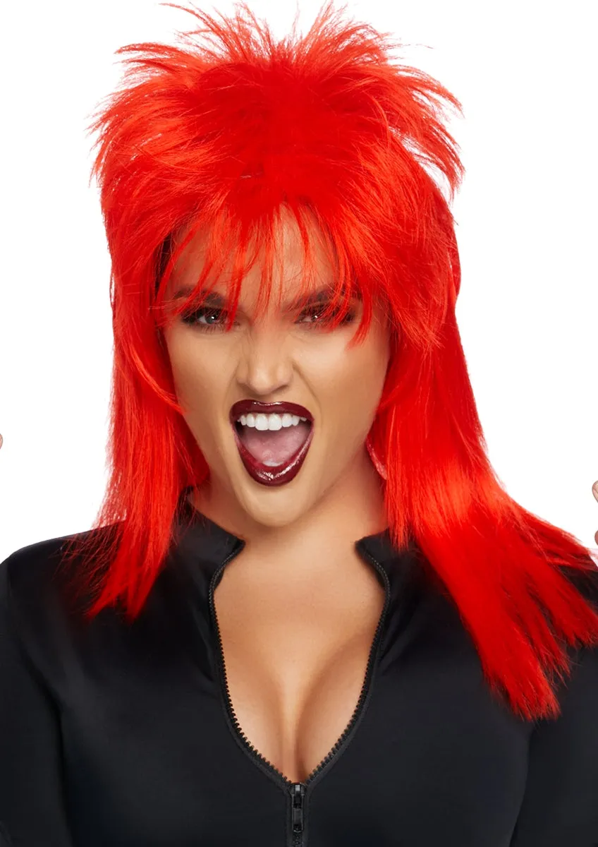 Unisex Rockstar Wig in Red