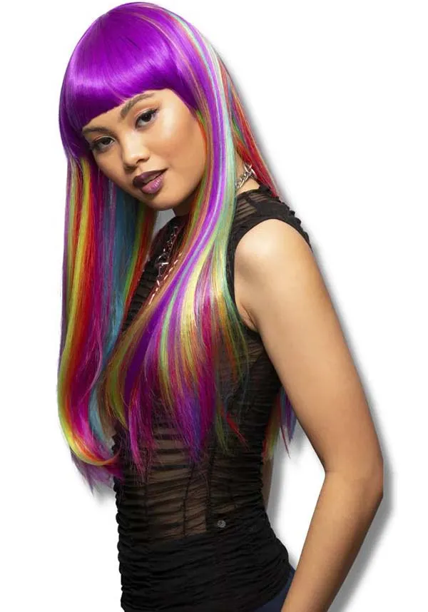 Vivid Rainbow Downtown Diva | WIG