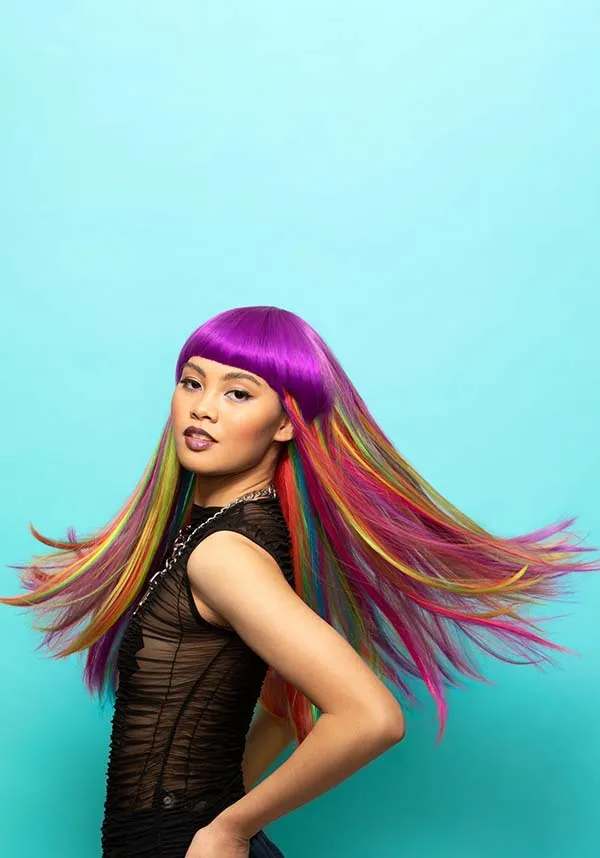 Vivid Rainbow Downtown Diva | WIG