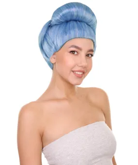 Womens Singer16th Century Aristocracy Wig | Blue Celebrity Wigs | Premium Breathable Capless Cap