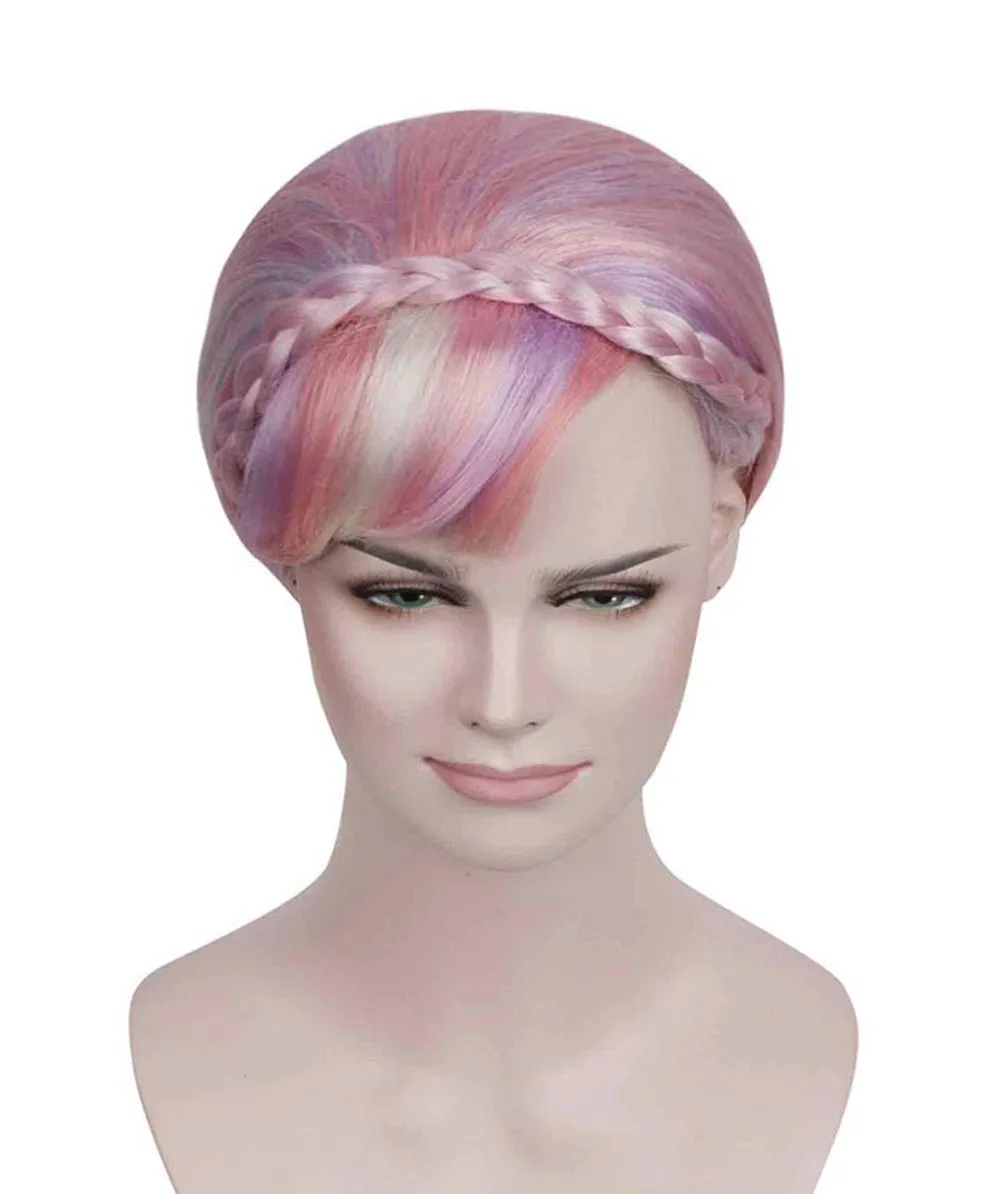 Women's Wig | Pink and Purple Ombre Wig | Premium Breathable Capless Cap